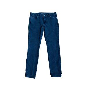 Michael Kors Womens Size 8 Dark Blue Denim Jeans Casual Stretch Fit